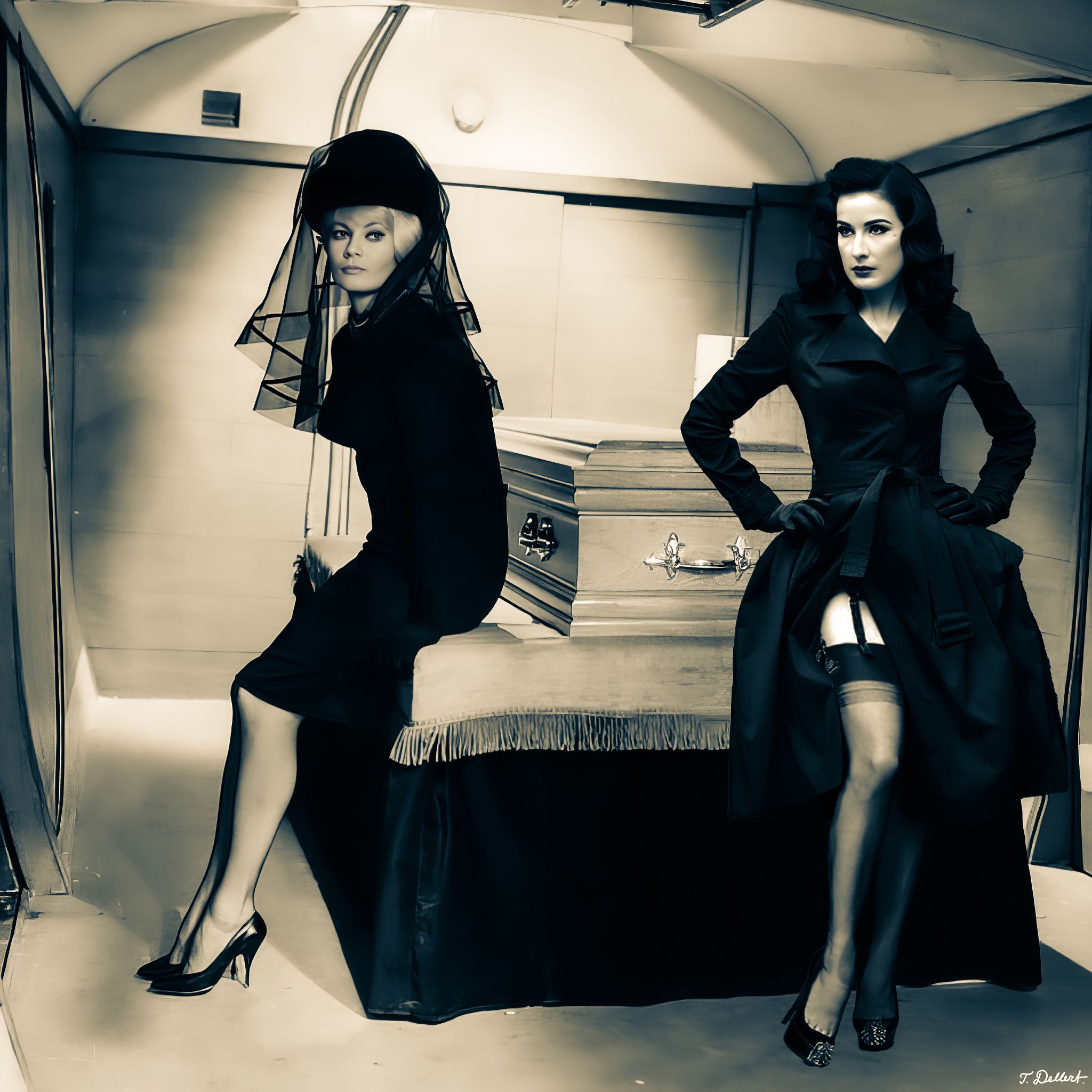 Going home in a box Dita and Anita  221243